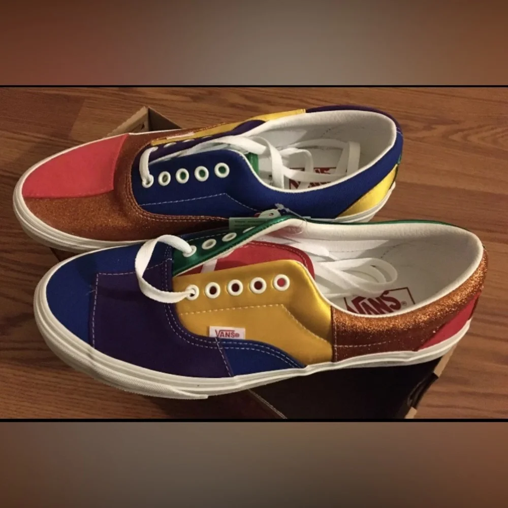 Vans UA Era Classic Pride Patchwork - Men’s Size 10 New With Tags - Picture 2 of 4